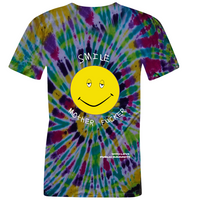 Smile Motherf***** Tee  by Billy Turner [Tie-Dye Back Logo]