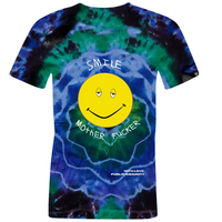 Smile Motherf***** Tee  by Billy Turner [Tie-Dye Back Logo]