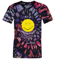 Smile Mother****** Tee (Tie Dye- Front Logo)